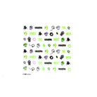 Shop Mad Beauty Warner Brothers Beetlejuice Nail Art Stickers Nail Polish for women – premium loungewear and festival fashion at Spoiled Brat