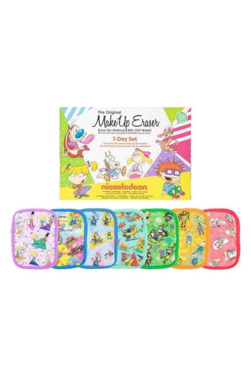 Shop Makeup Eraser Makeup Eraser 90's Nickelodeon 7 Day Set Beauty Product for women – premium loungewear and festival fashion at Spoiled Brat