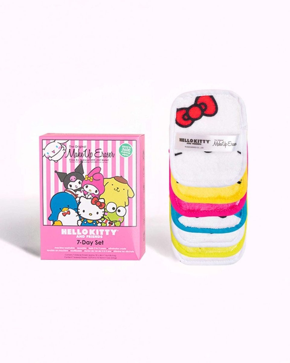 Shop Makeup Eraser Makeup Eraser Hello Kitty 7 - Day Set Beauty Product for women – premium loungewear and festival fashion at Spoiled Brat