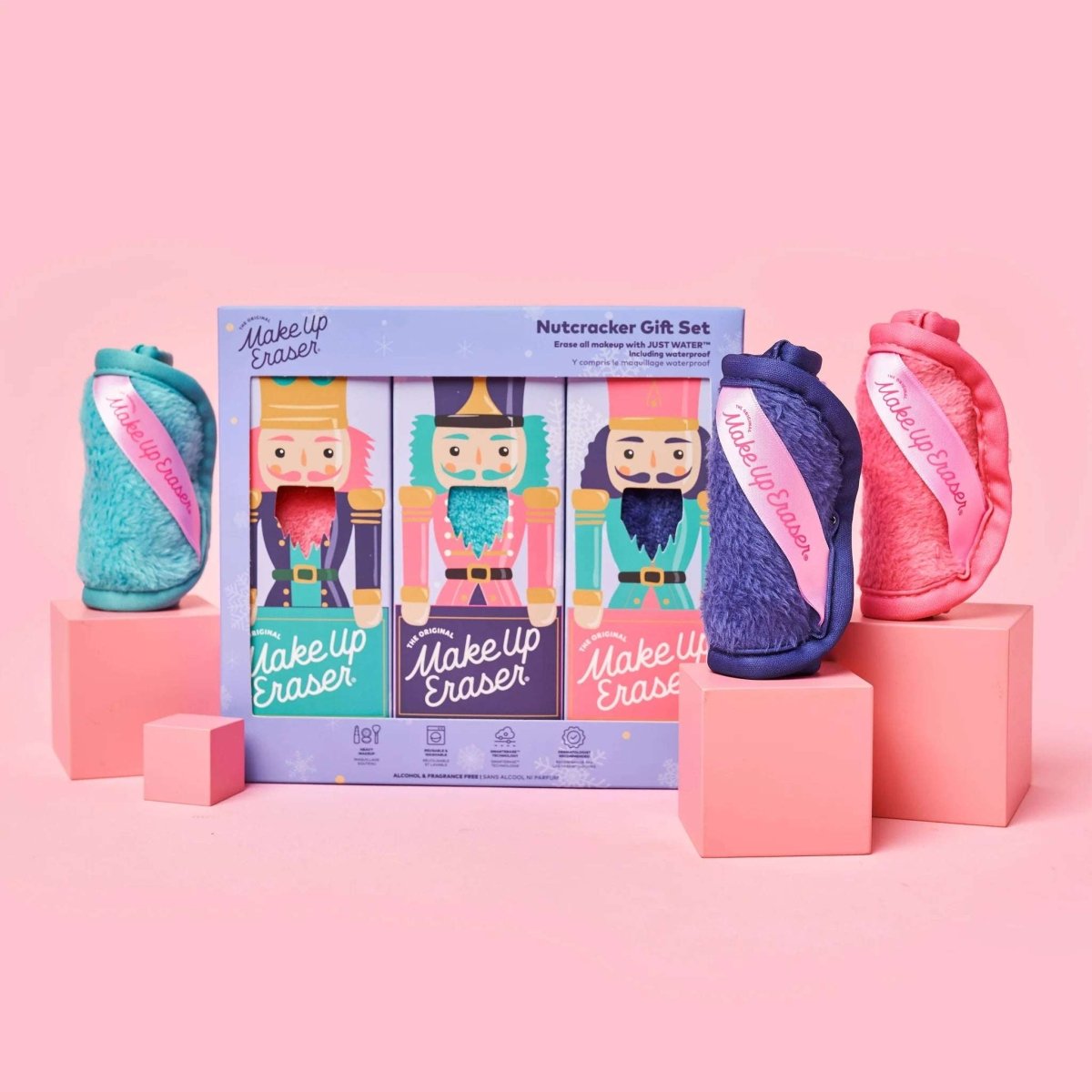 Shop Makeup Eraser Makeup Eraser Nutcracker 3pc Mini PRO Holiday Set Beauty Product for women – premium loungewear and festival fashion at Spoiled Brat