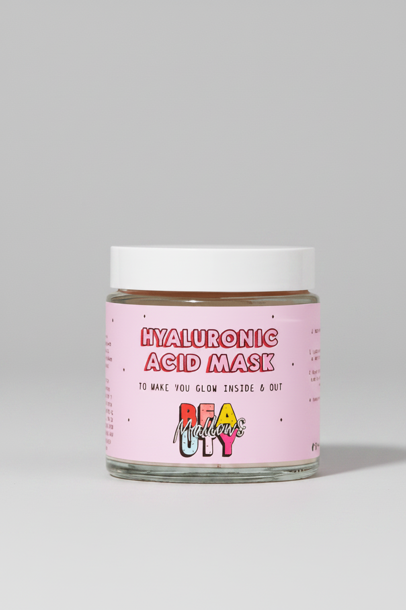 Shop Mallows Beauty Mallows Beauty Hyaluronic Acid Pink Clay Face Mask Beauty Kit for women – premium loungewear and festival fashion at Spoiled Brat