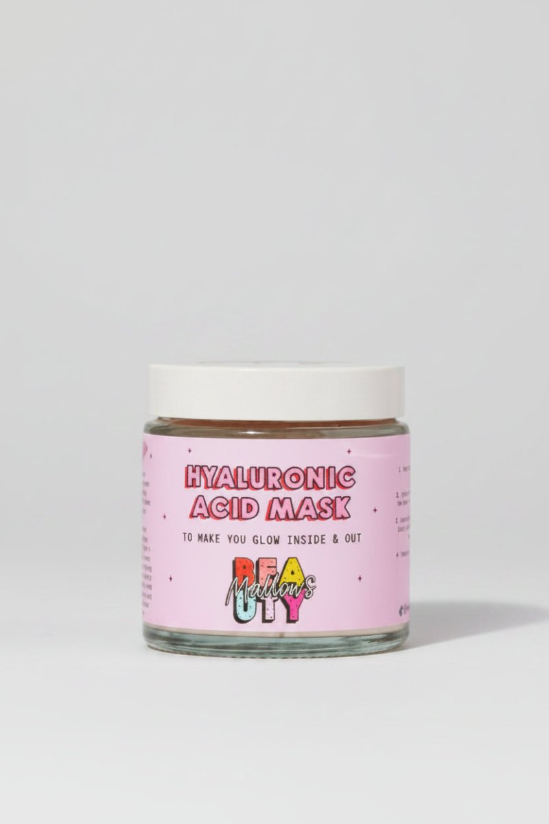Shop Mallows Beauty Mallows Beauty Hyaluronic Acid Pink Clay Face Mask Beauty Kit for women – premium loungewear and festival fashion at Spoiled Brat