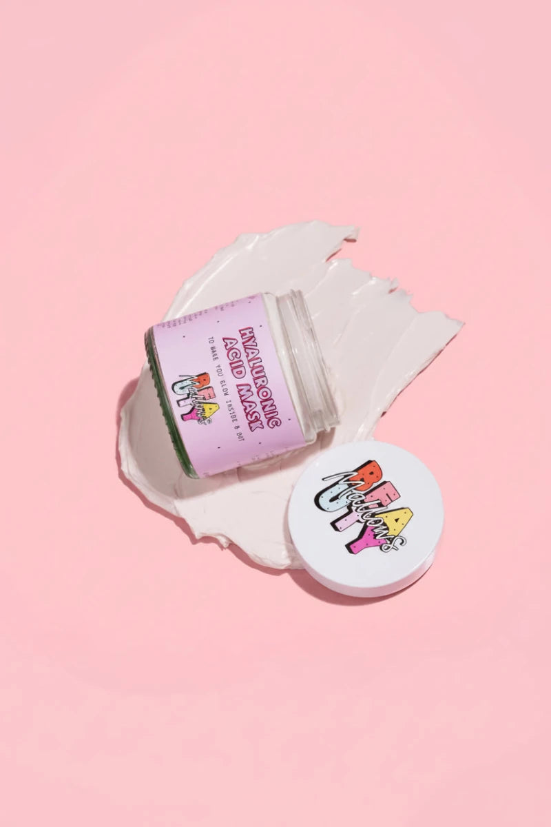 Shop Mallows Beauty Mallows Beauty Hyaluronic Acid Pink Clay Face Mask Beauty Kit for women – premium loungewear and festival fashion at Spoiled Brat