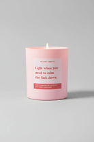 Shop Mischief Candles Funny Calm the Fuck Down Friendship Gift Funny Candle Candles for women – premium loungewear and festival fashion at Spoiled Brat