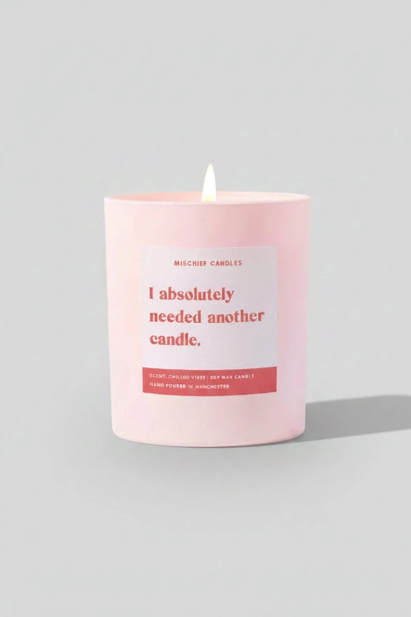 Shop Mischief Candles Funny Needed Another Candle Gift For Her Funny Candle Candles for women – premium loungewear and festival fashion at Spoiled Brat