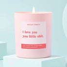Girlfriend Boyfriend Gift Love You Little Shit Funny Candle - Spoiled Brat