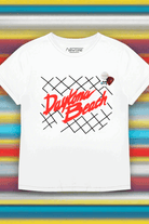 Shop Newtone Newtone Daytona Beach Starlight Racing Tee T-Shirt for women – premium loungewear and festival fashion at Spoiled Brat