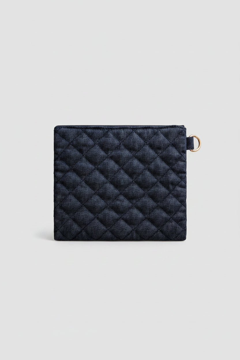 Shop Packed Party Packed Party Back to Fun Denim Everything Pouch Clutch Bag for women – premium loungewear and festival fashion at Spoiled Brat