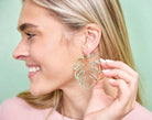 Shop Packed Party Packed Party Palm Paradise Rhinestone Earrings Earrings for women – premium loungewear and festival fashion at Spoiled Brat