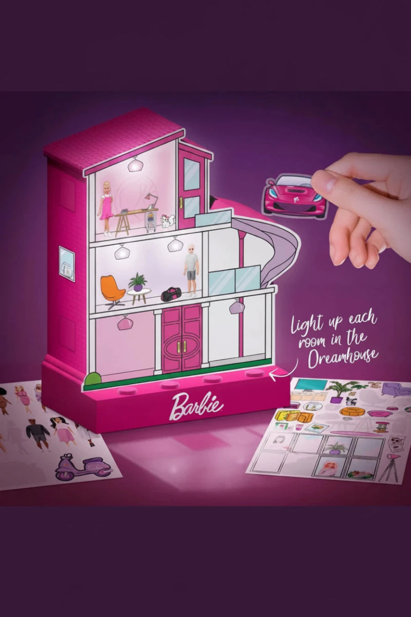 Shop Paladone Barbie Dreamhouse Light with Stickers Night Lamp for women – premium loungewear and festival fashion at Spoiled Brat