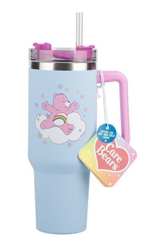 Shop Paladone Care Bears 1200ml Insulated Cup and Straw Travel Mug for women – premium loungewear and festival fashion at Spoiled Brat