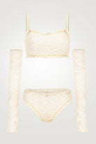 Shop Pixie and Peach Pixie & Peach Buttercup Lace Gloves Gloves for women – premium loungewear and festival fashion at Spoiled Brat