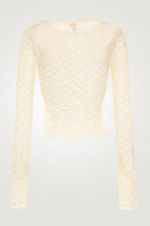 Shop Pixie and Peach Pixie & Peach Buttercup Lace Long Sleeved Top Top for women – premium loungewear and festival fashion at Spoiled Brat