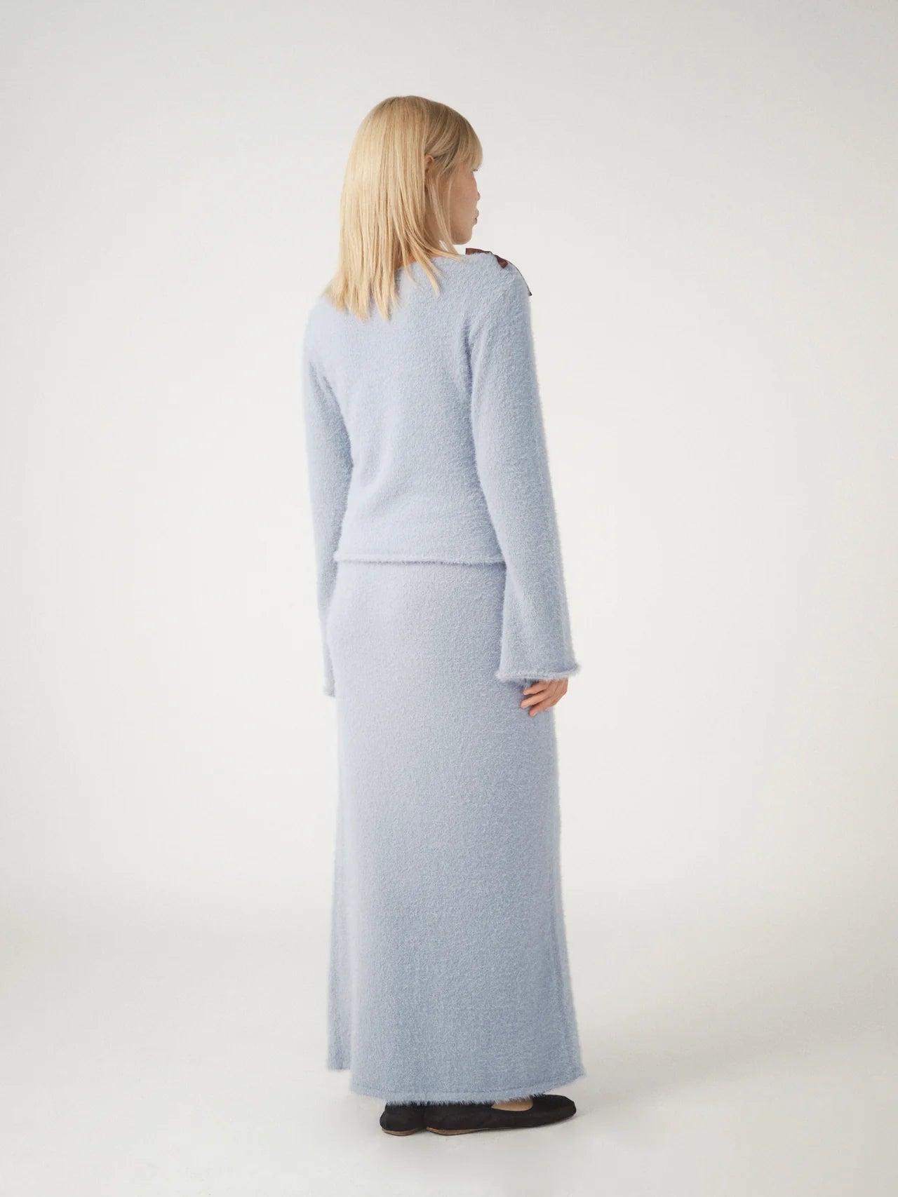 Shop Pixie and Peach Pixie & Peach Chloe Cosy Bow Top Jumper for women – premium loungewear and festival fashion at Spoiled Brat