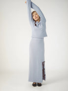 Shop Pixie and Peach Pixie & Peach Chloe Cosy Bow Top Jumper for women – premium loungewear and festival fashion at Spoiled Brat