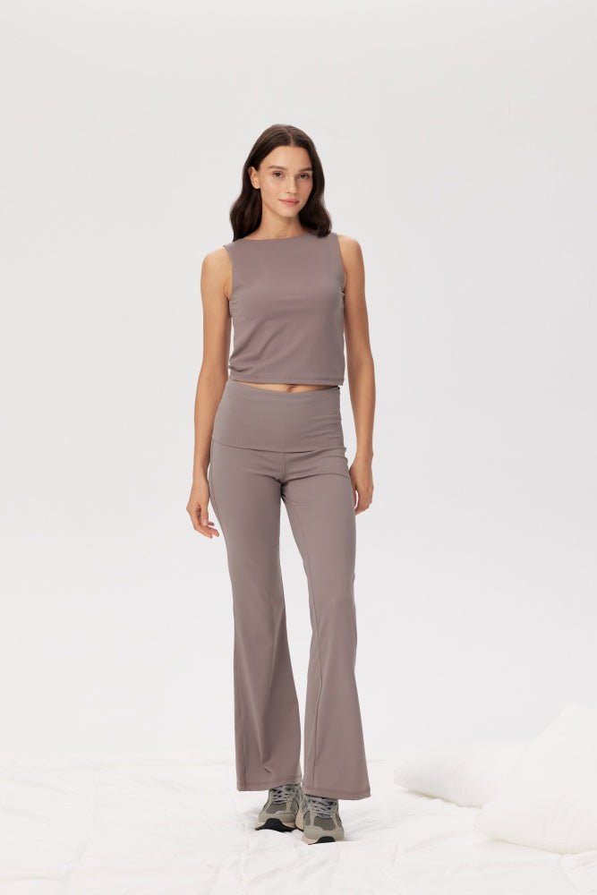 Shop Pixie and Peach Pixie & Peach Gina Flared Leggings Trousers for women – premium loungewear and festival fashion at Spoiled Brat