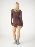 Shop Pixie and Peach Pixie & Peach Gwen Leopard Jacquard Shrug Top Top for women – premium loungewear and festival fashion at Spoiled Brat