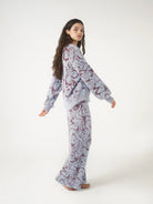 Shop Pixie and Peach Pixie & Peach Hope Jacquard Knitted Jumper Hoodie for women – premium loungewear and festival fashion at Spoiled Brat