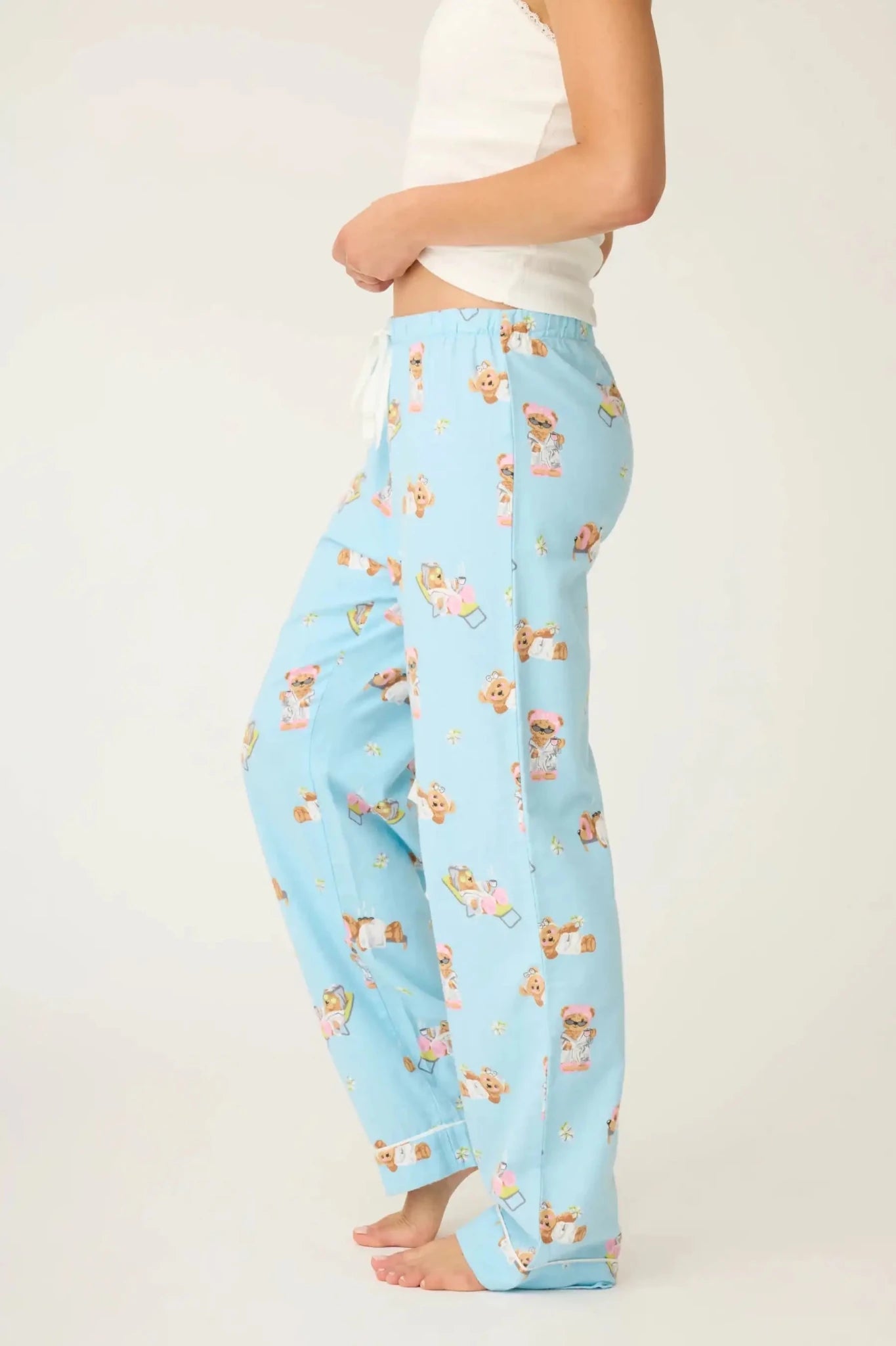 Shop PJ Salvage PJ Salvage Beary Cute Bear Print Flannel PJ Pants Pyjamas for women – premium loungewear and festival fashion at Spoiled Brat