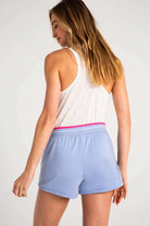 Shop PJ Salvage PJ Salvage Choose Happy Blue PJ Shorts Pyjamas for women – premium loungewear and festival fashion at Spoiled Brat