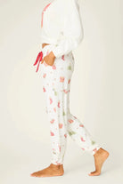 Shop PJ Salvage PJ Salvage Feline Festive Cat Print Banded PJ Pants as seen on Chloe Sims Pyjamas for women – premium loungewear and festival fashion at Spoiled Brat