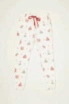 Shop PJ Salvage PJ Salvage Feline Festive Cat Print Banded PJ Pants as seen on Chloe Sims Pyjamas for women – premium loungewear and festival fashion at Spoiled Brat