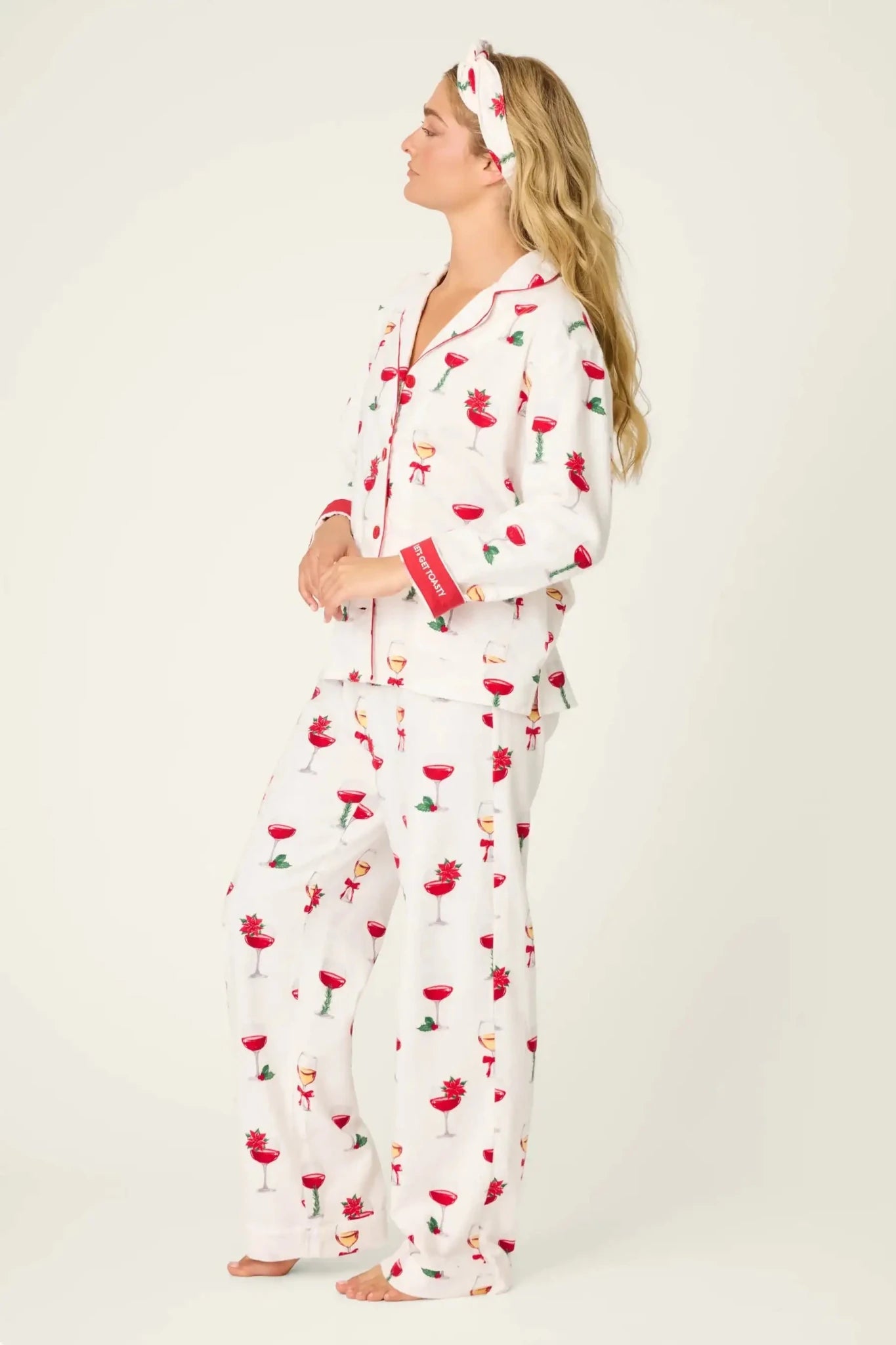 Shop PJ Salvage PJ Salvage Let's Get Toasty 3 - Piece Print Flannel PJ Set Pyjamas for women – premium loungewear and festival fashion at Spoiled Brat