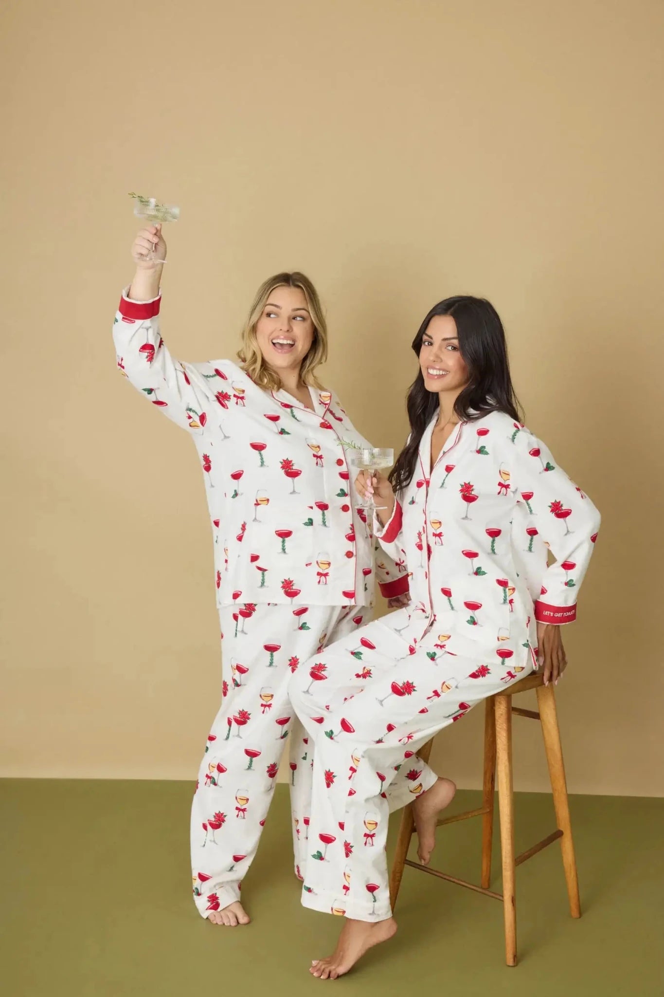 Shop PJ Salvage PJ Salvage Let's Get Toasty 3 - Piece Print Flannel PJ Set Pyjamas for women – premium loungewear and festival fashion at Spoiled Brat
