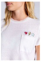 PJ Salvage One Love Embroidered T-Shirt T-Shirt by PJ Salvage as seen on celebrities