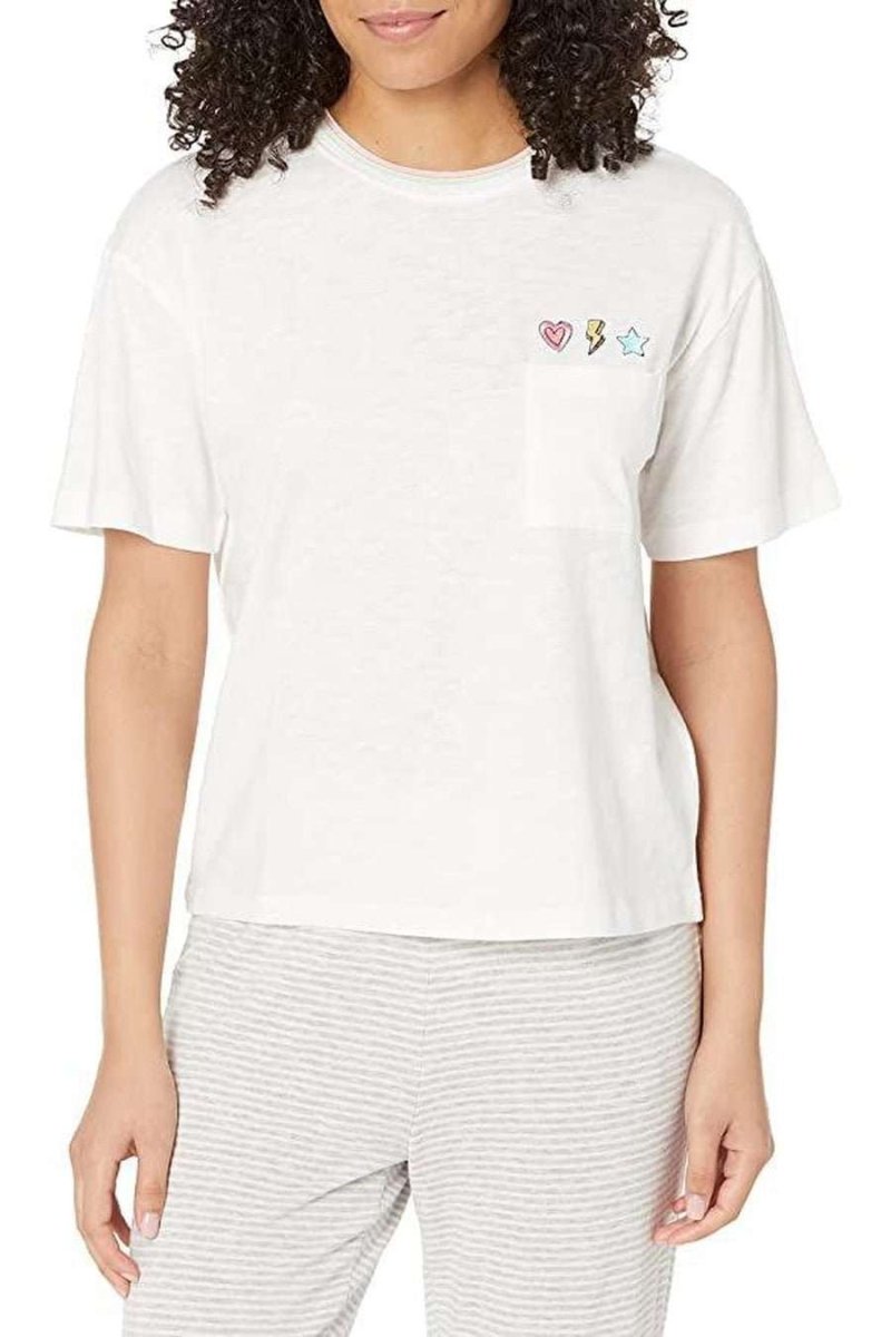 Shop PJ Salvage PJ Salvage One Love Embroidered T-Shirt T-Shirt for women – premium loungewear and festival fashion at Spoiled Brat
