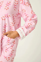 PJ Salvage Sweeter Than Sugar 3 - Piece Candy Cane Print Flannel PJ Set as seen on Paris Hilton - Spoiled Brat