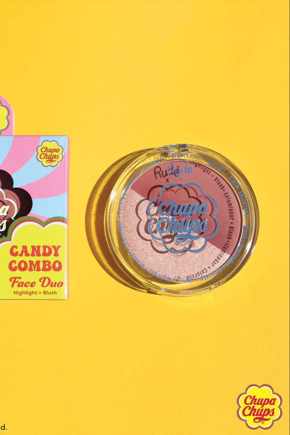 Rude Cosmetics Chupa Chups Candy Combo Face Duo Beauty Product by Rude Cosmetics as seen on celebrities