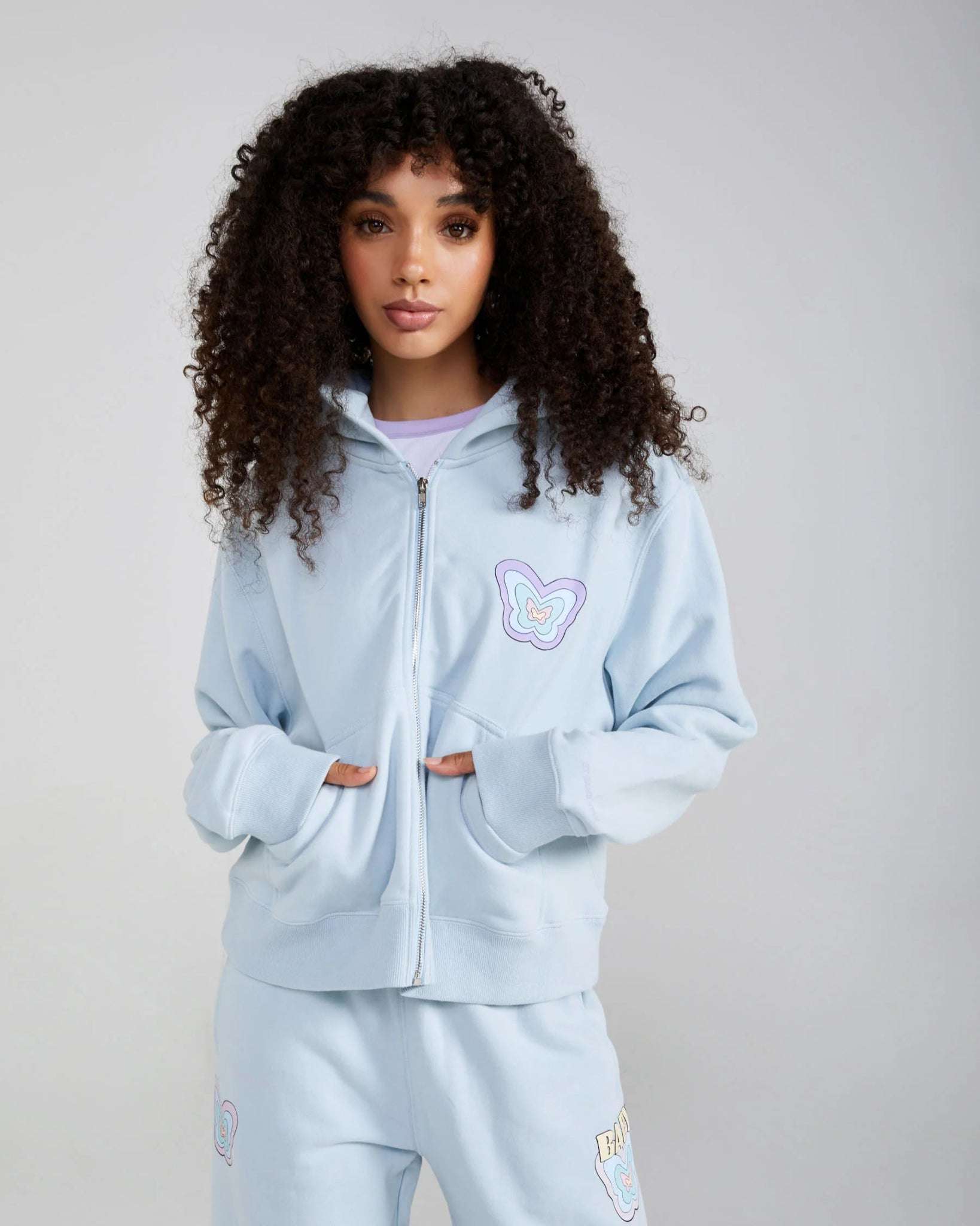 Shop Samii Ryan Samii Ryan Baby Zip Up Hoodie Hoodie for women – premium loungewear and festival fashion at Spoiled Brat