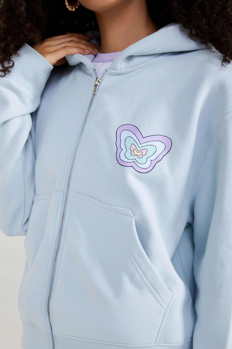 Shop Samii Ryan Samii Ryan Baby Zip Up Hoodie Hoodie for women – premium loungewear and festival fashion at Spoiled Brat
