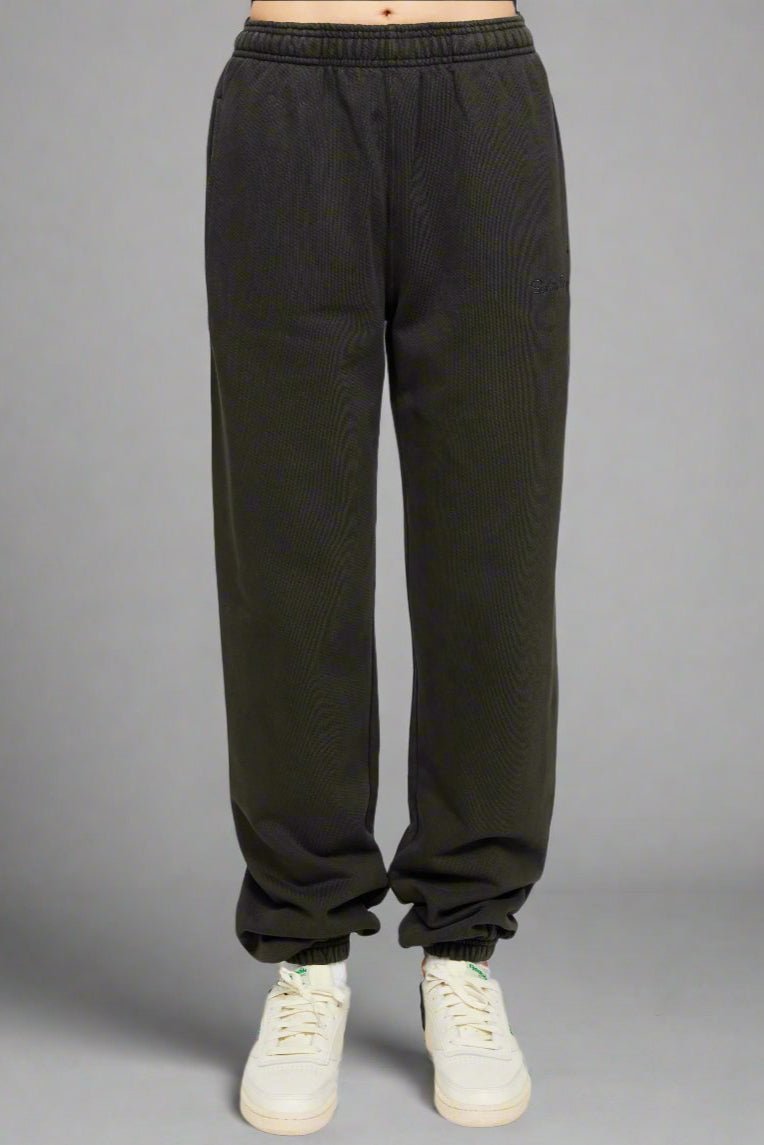 Shop Samii Ryan Samii Ryan Black Stone Wash Sweatpants Jogger Bottoms for women – premium loungewear and festival fashion at Spoiled Brat