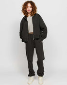 Shop Samii Ryan Samii Ryan Black Stone Wash Sweatpants Jogger Bottoms for women – premium loungewear and festival fashion at Spoiled Brat