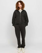 Shop Samii Ryan Samii Ryan Black Stone Wash Sweatpants Jogger Bottoms for women – premium loungewear and festival fashion at Spoiled Brat