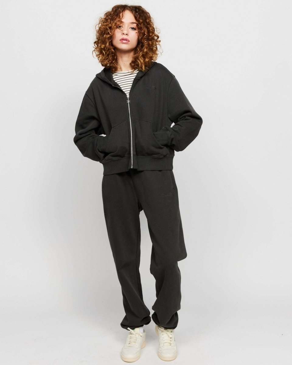 Shop Samii Ryan Samii Ryan Black Stone Wash Sweatpants Jogger Bottoms for women – premium loungewear and festival fashion at Spoiled Brat