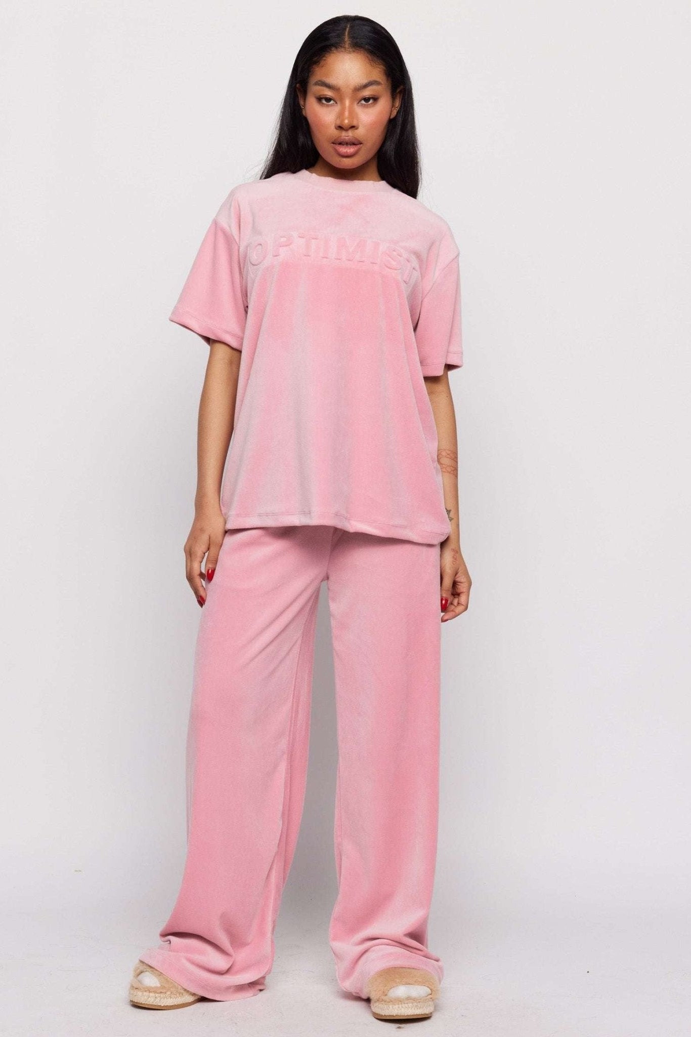 Shop Samii Ryan Samii Ryan Optimist Velour Sweatpants Sweatpants for women – premium loungewear and festival fashion at Spoiled Brat