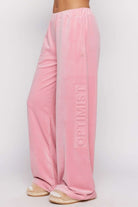 Shop Samii Ryan Samii Ryan Optimist Velour Sweatpants Sweatpants for women – premium loungewear and festival fashion at Spoiled Brat