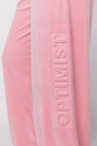 Shop Samii Ryan Samii Ryan Optimist Velour Sweatpants Sweatpants for women – premium loungewear and festival fashion at Spoiled Brat