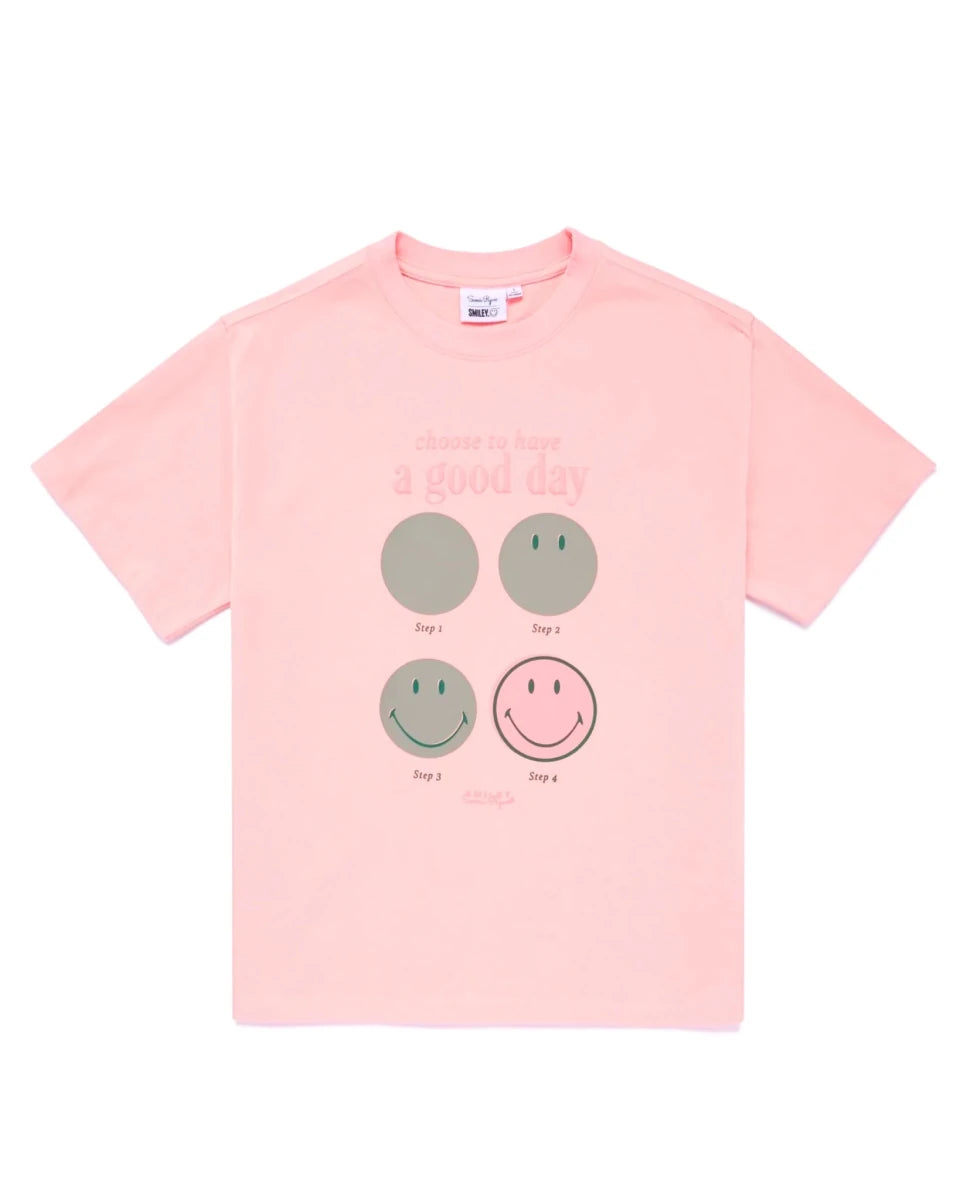 Shop Samii Ryan Samii Ryan Smiley® Good Day Oversized Tee T-Shirts for women – premium loungewear and festival fashion at Spoiled Brat