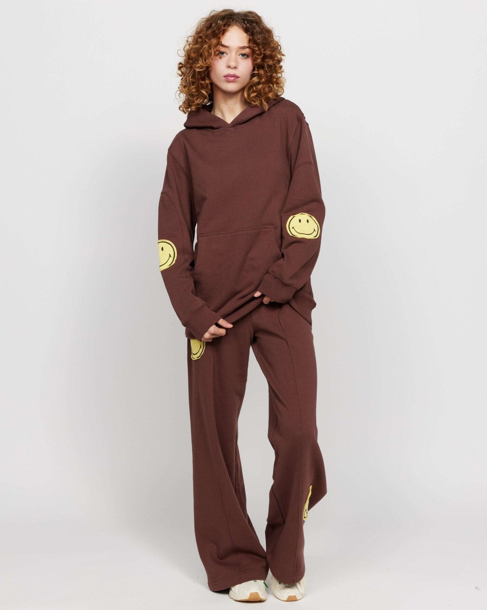 Shop Samii Ryan Samii Ryan Smiley® Oversized Hoodie Hooded Sweatshirt for women – premium loungewear and festival fashion at Spoiled Brat