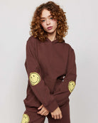Shop Samii Ryan Samii Ryan Smiley® Oversized Hoodie Hooded Sweatshirt for women – premium loungewear and festival fashion at Spoiled Brat