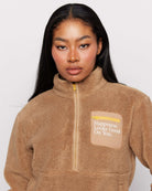 Samii Ryan Smiley® Sunshine Sherpa Jacket as seen on Sarah Jayne Dunn by Samii Ryan – Jacket – S | Spoiled Brat UK