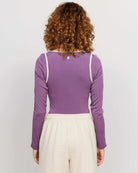 Shop Samii Ryan Samii Ryan The Royals Ribbed Bodysuit Bodysuit for women – premium loungewear and festival fashion at Spoiled Brat