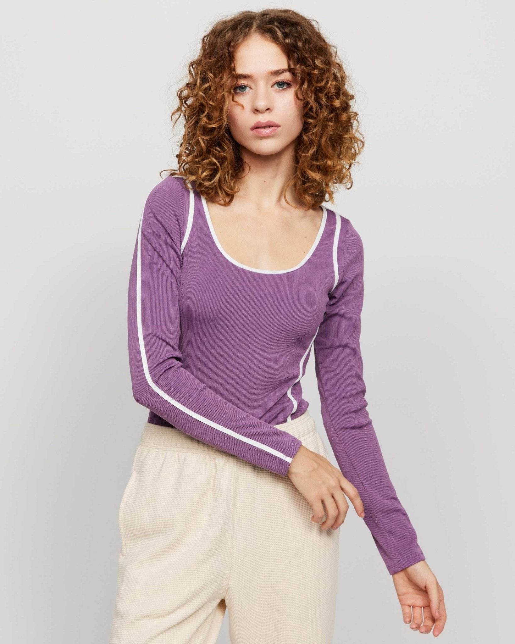 Shop Samii Ryan Samii Ryan The Royals Ribbed Bodysuit Bodysuit for women – premium loungewear and festival fashion at Spoiled Brat