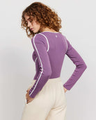 Shop Samii Ryan Samii Ryan The Royals Ribbed Bodysuit Bodysuit for women – premium loungewear and festival fashion at Spoiled Brat