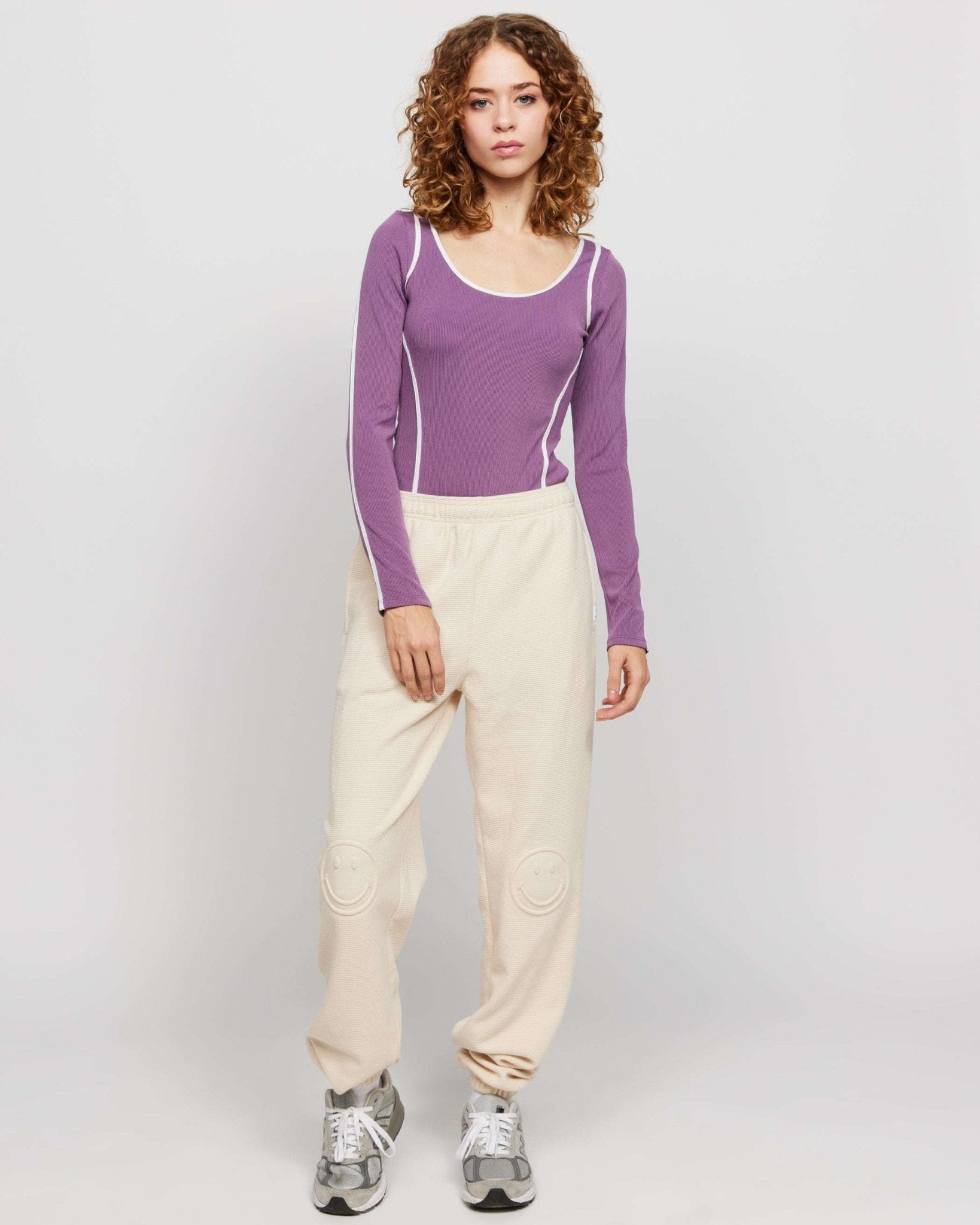 Shop Samii Ryan Samii Ryan The Royals Ribbed Bodysuit Bodysuit for women – premium loungewear and festival fashion at Spoiled Brat