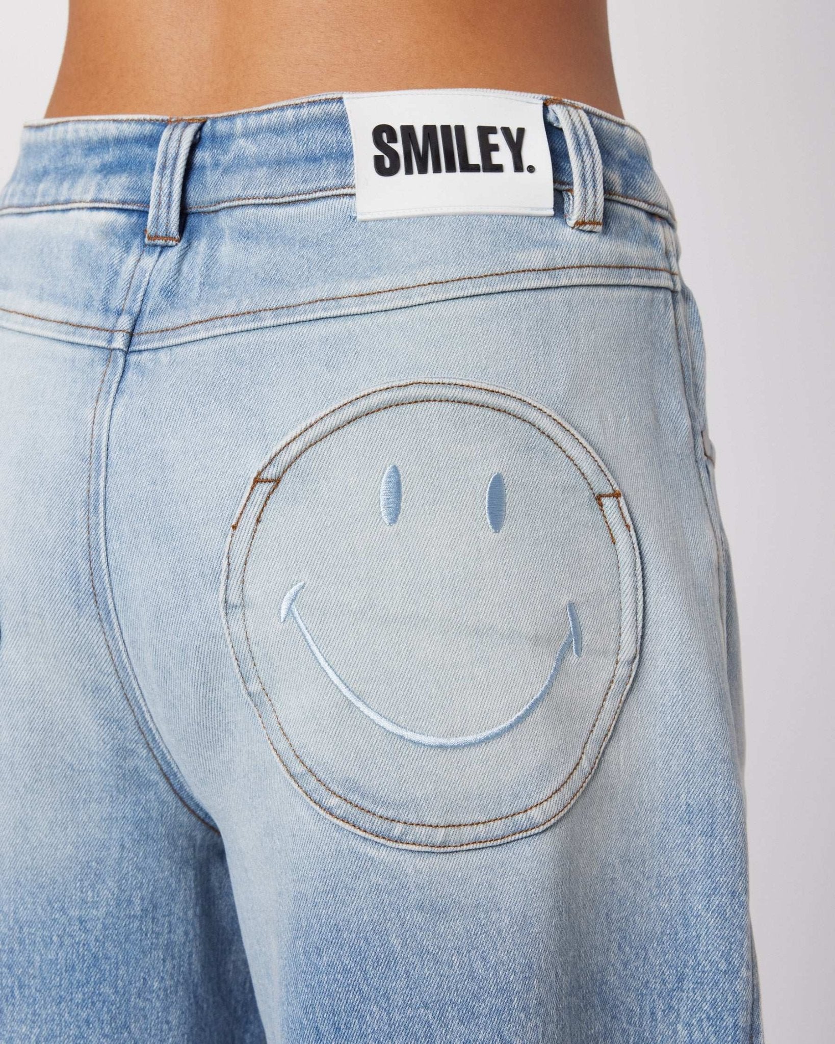 Shop Samii Ryan Samii Ryan x Smiley® Denim Jeans MOM Jeans for women – premium loungewear and festival fashion at Spoiled Brat